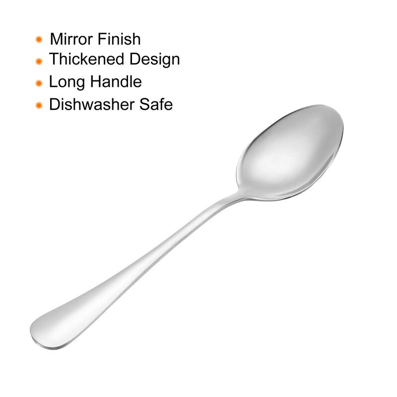 Metal Spoons Stainless Steel Spoon for Home Kitchen Restaurant