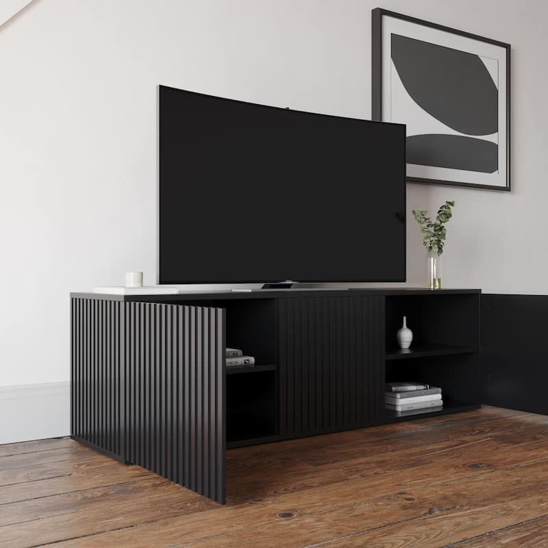 Nexera Trelisse TV Stand with 3 Doors