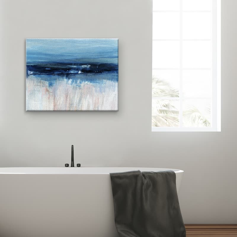 On The Severn II Crop by Galaxy of Graphics Canvas Art Print