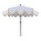 preview thumbnail 110 of 157, 9ft Tassel Patio Umbrella Auto-Tilt, Crank , by JONATHAN Y Blue/White/Cream