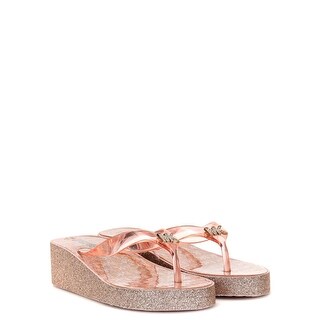 michael kors girls flip flops