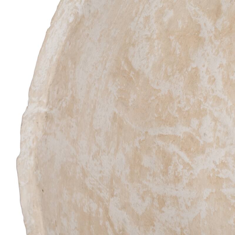 Pottery Paper Mache Bowls Handcrafted Unique Texture (Set of 3)