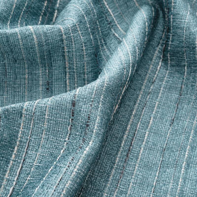 Kensington Striped Texture Window Curtain Panel 84" or 95"