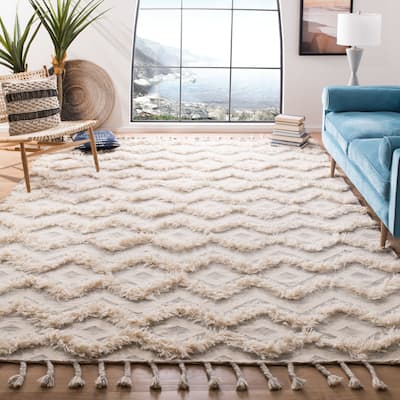 SAFAVIEH Hand-knotted Kenya Lital Southwestern Tribal Wool Rug