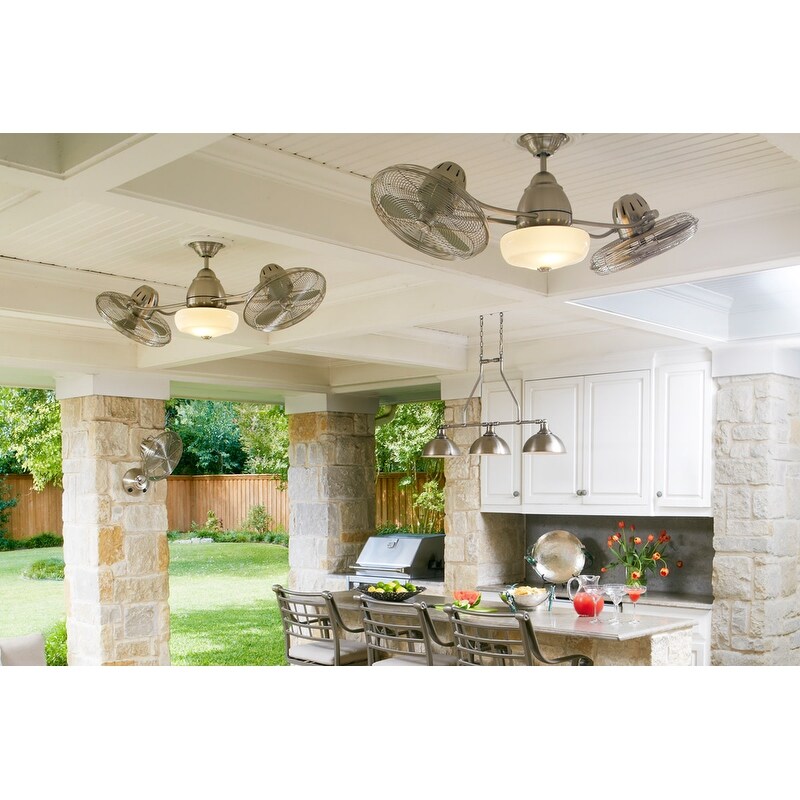 Shop Craftmade Bellows Ii Bellows Ii 48 Indoor Outdoor Dual