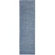 preview thumbnail 150 of 181, Nourison Essentials Solid Contemporary Indoor/Outdoor Area Rug 8' Runner - Blue/Grey