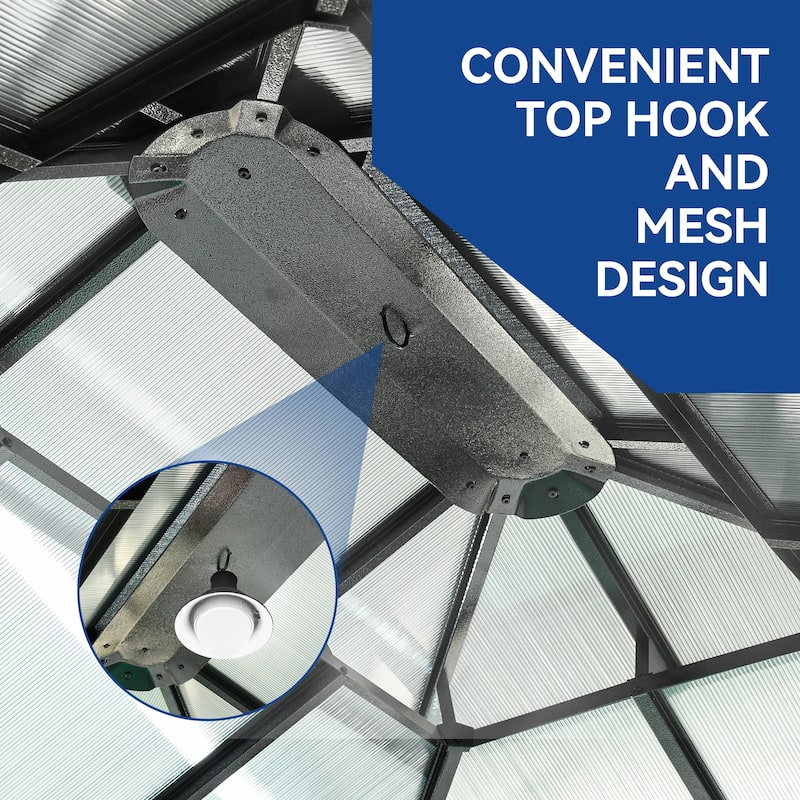 Outdoor Hardtop Metal Canopy Gazebo