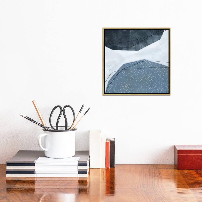 iCanvas "Adjacent Abstraction I" by Emma Scarvey Framed Canvas Print