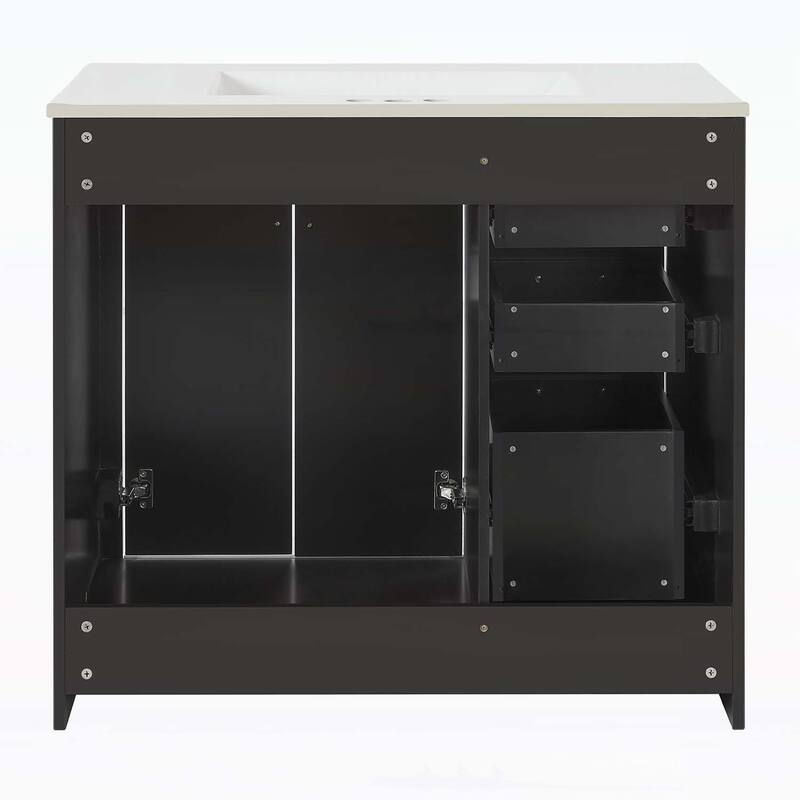 36'' Bathroom Vanity with Ceramic Sink Combo