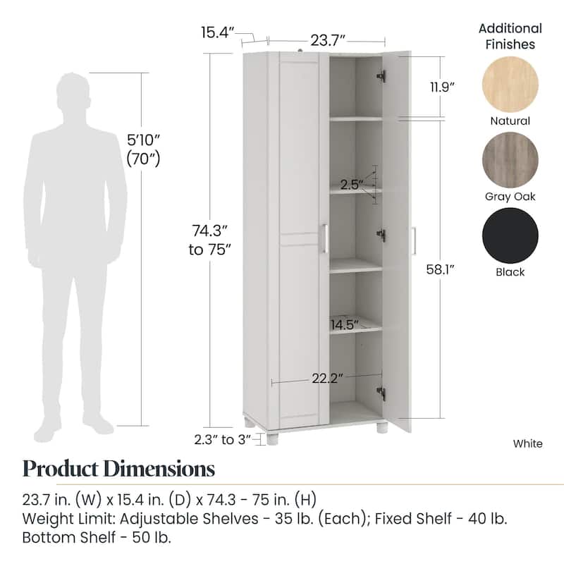Systembuild Evolution Coyle Utility Storage Cabinet