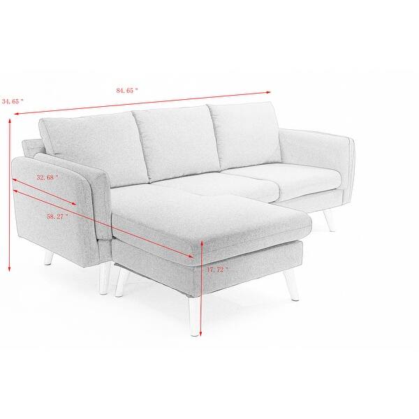 Lshaped sofa with footrests Bed Bath & Beyond 37001225