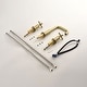 preview thumbnail 35 of 33, Widespread Bathroom Sink Faucet Double Handle Bathroom Sink Faucet