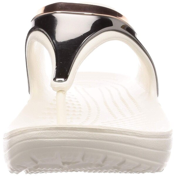 crocs sloane metallic block