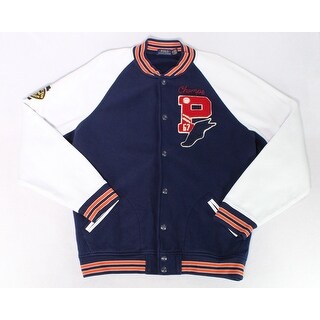 men's polo baseball jacket