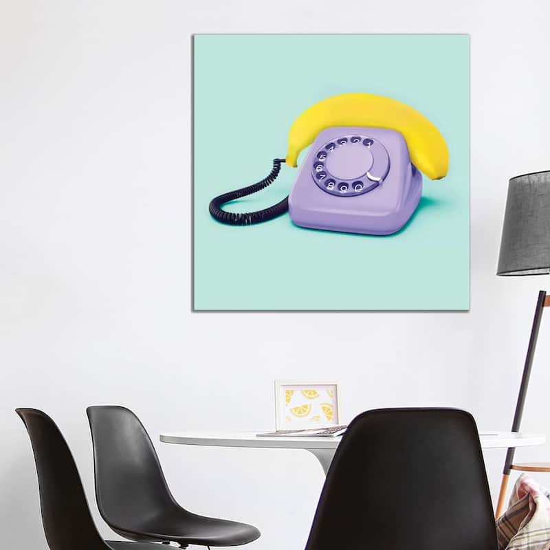 iCanvas "Hello Banana" by Paul Fuentes Canvas Print - 37x37x1.5
