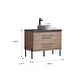 preview thumbnail 74 of 78, Trento Bath Vanity with Sintered Stone Top with Concrete Sink (C)