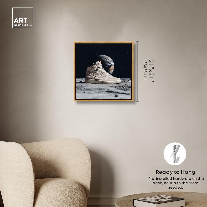 Zero-G Jordans Canvas by Art Remedy