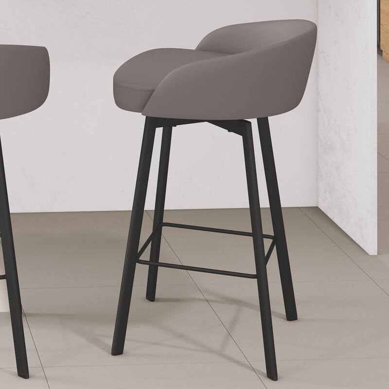 Amisco Cruz Swivel Counter and Bar Stool