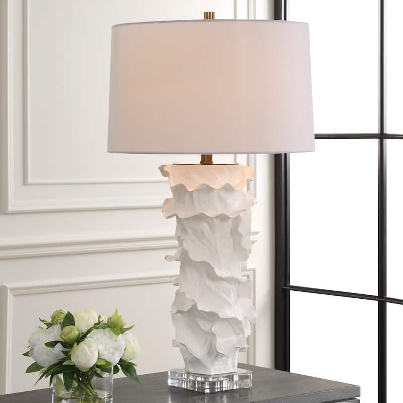 Uttermost Wisp White Table Lamp - 32.5'' H X 18'' W X 18'' D