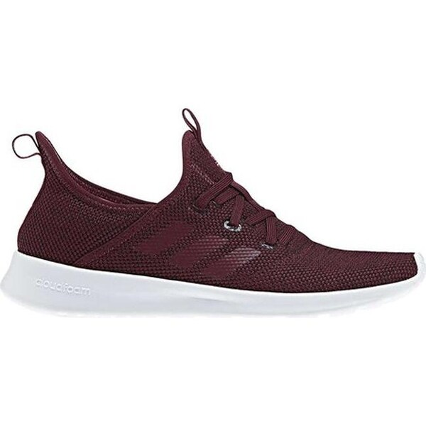 Shop adidas Women's Cloudfoam Pure Sneaker Maroon/Maroon/Trace Maroon