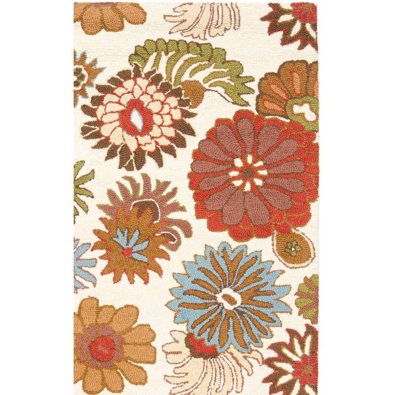 SAFAVIEH Handmade Blossom Arpita Modern Floral Wool Rug