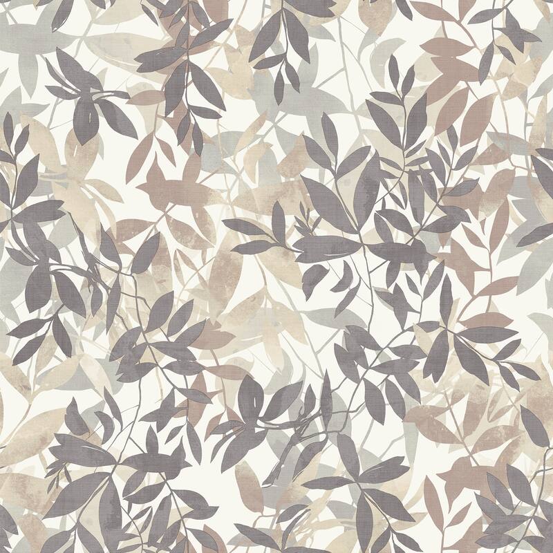 Arthouse Georgianna Neutral Botanical Leaves Wallpaper