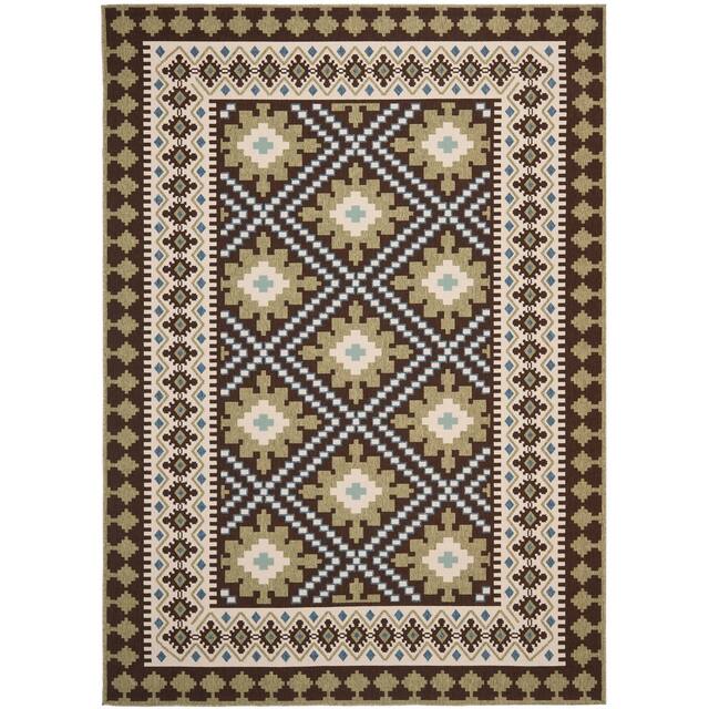 SAFAVIEH Veranda Eyvor Indoor/ Outdoor Waterproof Patio Backyard Rug
