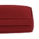 preview thumbnail 46 of 67, Haven Way Universal Outdoor Ottoman Cushion (Set of 2)