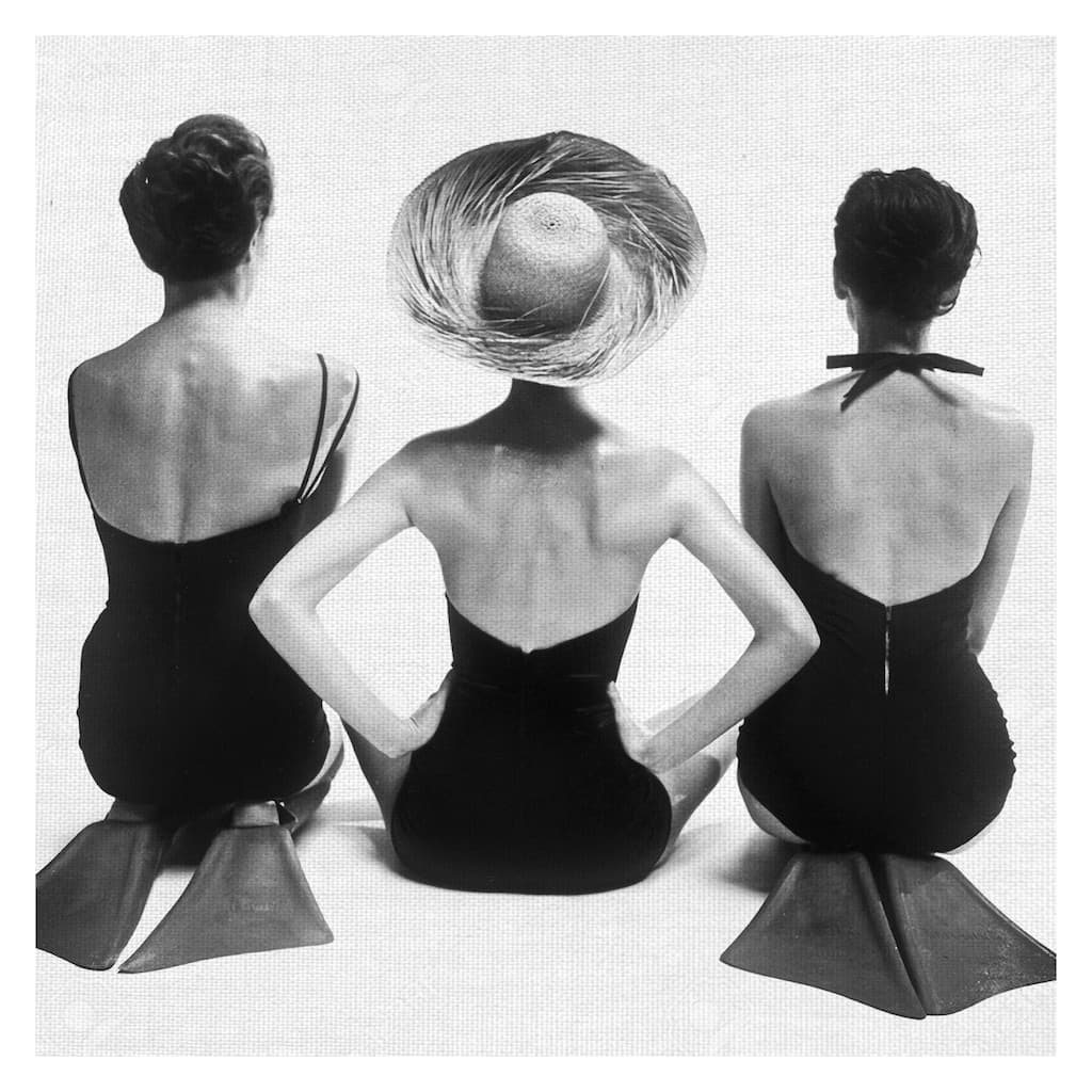 1950's Swimsuit Models by Graffi-tee Studios Canvas Art Print