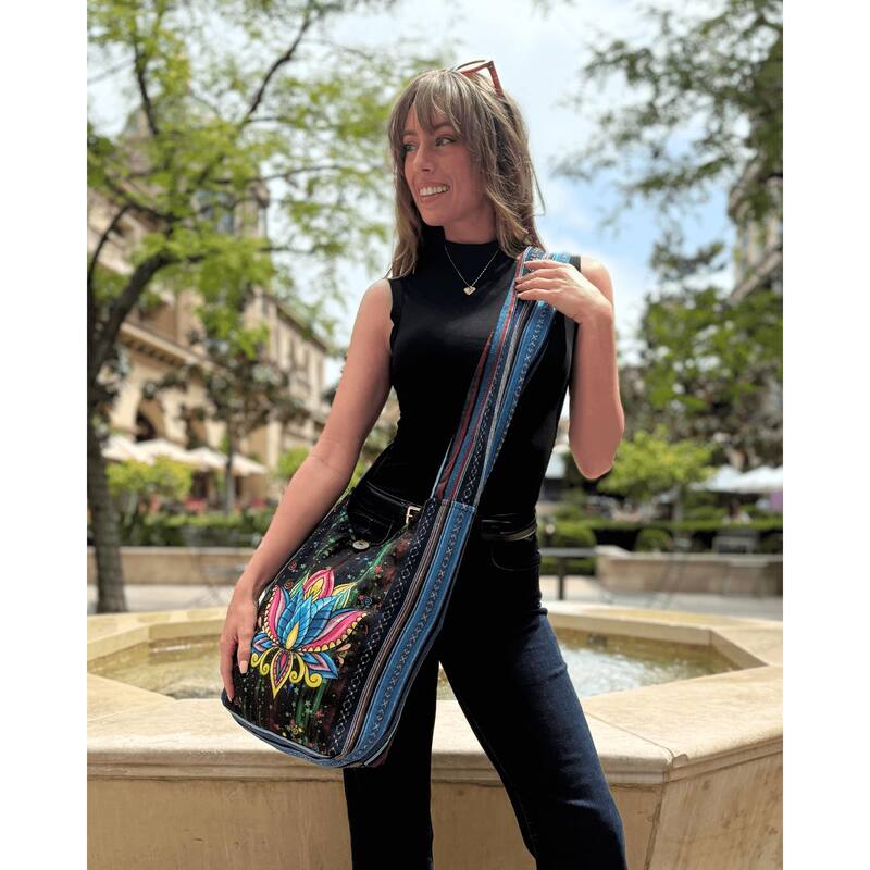 Kathmandu Collection Lotus Handmade Hobo Bag