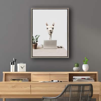 Kate and Laurel Sylvie Canvas by The Creative Bunch Studio