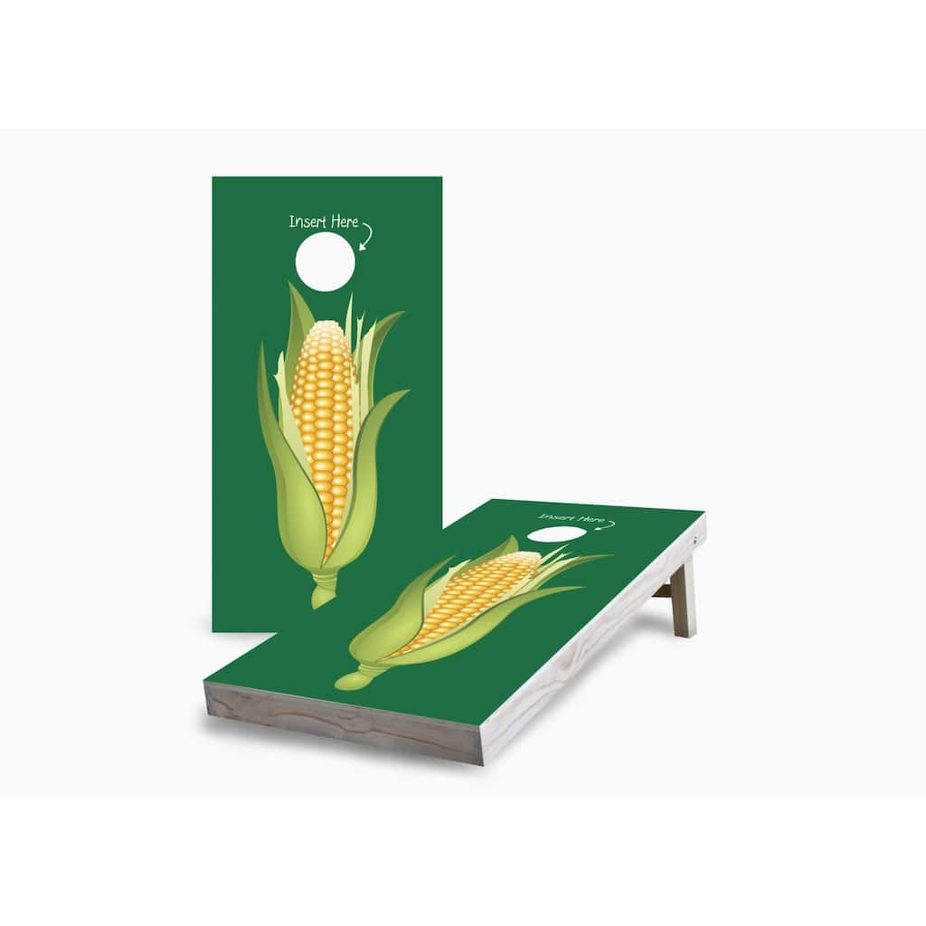 Insert Here Cornhole Game (Choose Wraps or Boards)