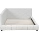 preview thumbnail 10 of 9, Upholstered Full Size Platform Bed with USB Charging Ports and LED Lighting for Modern Comfort and Convenience