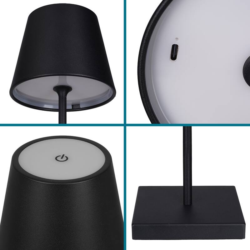 Catalina Lumea Touch LED Accent Lamp - Black