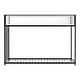 preview thumbnail 10 of 10, Furniture of America Gene Modern Matte Black Metal Low Profile Bunk Bed with Reversible Ladder
