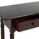preview thumbnail 4 of 3, SAFAVIEH Cape Cod Dark Cherry 2-drawer Console Table - 37.8" x 13" x 31.9"