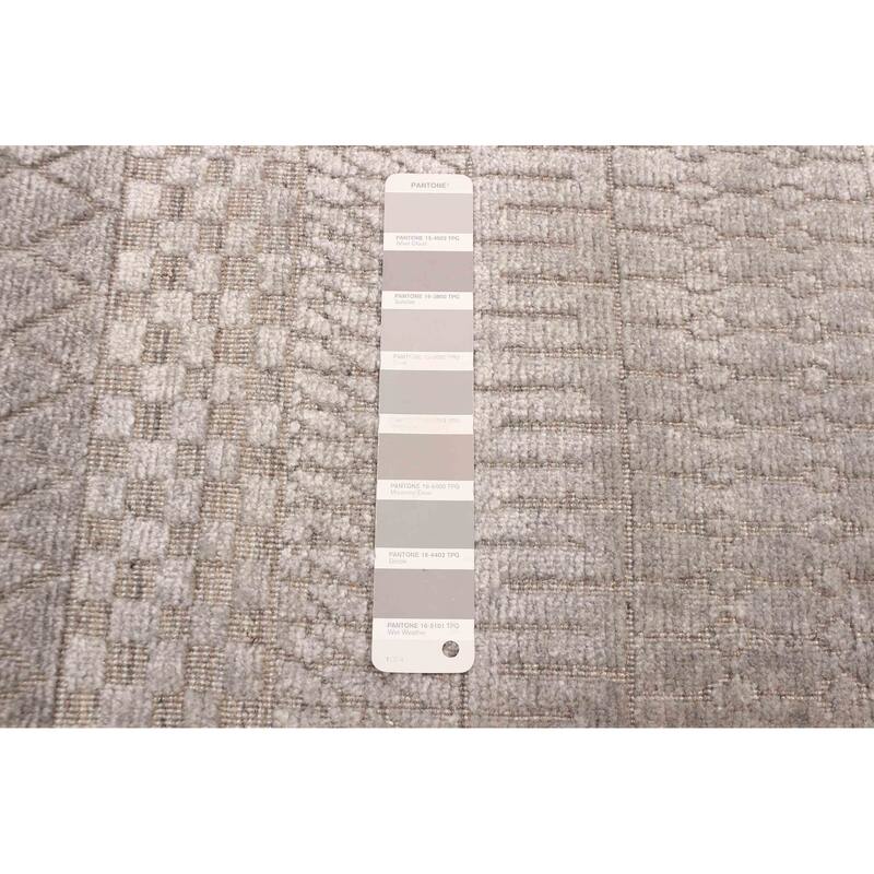 ECARPETGALLERY Hand Loomed Elysian Grey Rug - 5'7 x 7'10