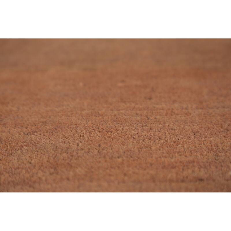 Gabbeh Modern Rug Handmade Brown Tribal Wool Carpet - 3'1" x 4'10"