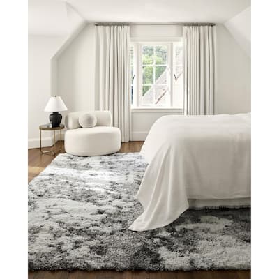 Livabliss Alta Shag Modern Area Rug