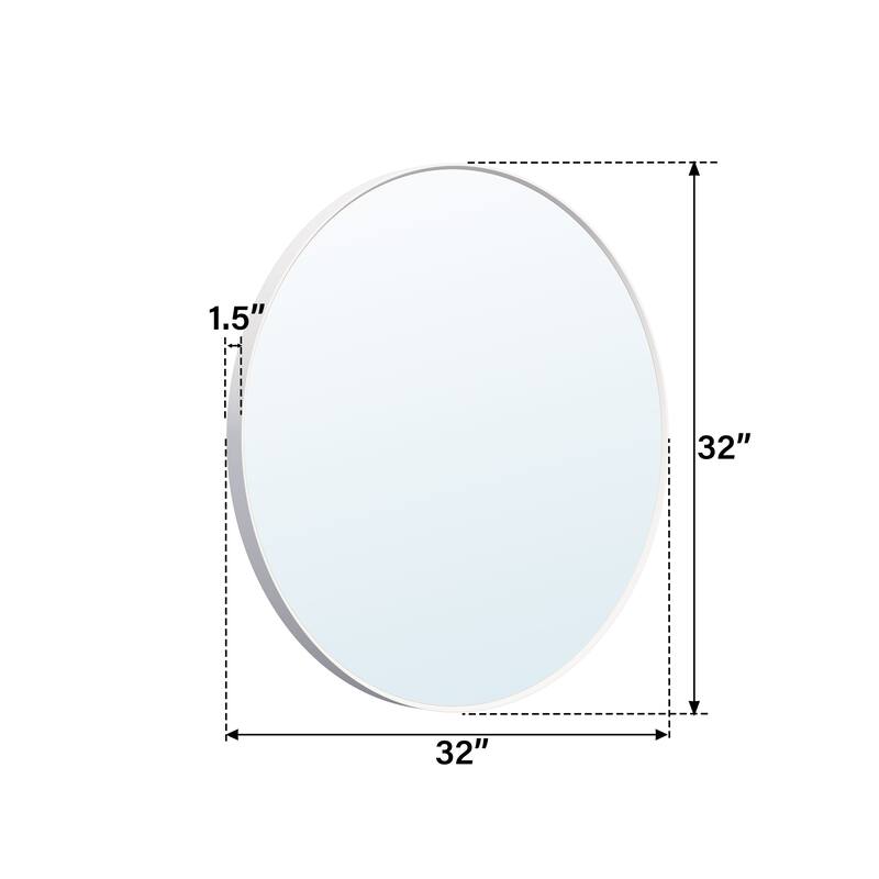 Modern Bathroom Wall Mounted Anodized Aluminum Framed Wall Vanity Mirror