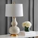 preview thumbnail 14 of 16, SAFAVIEH Lighting Karlen Gourd Table Lamp (Set of 2) - 15x15x28.5