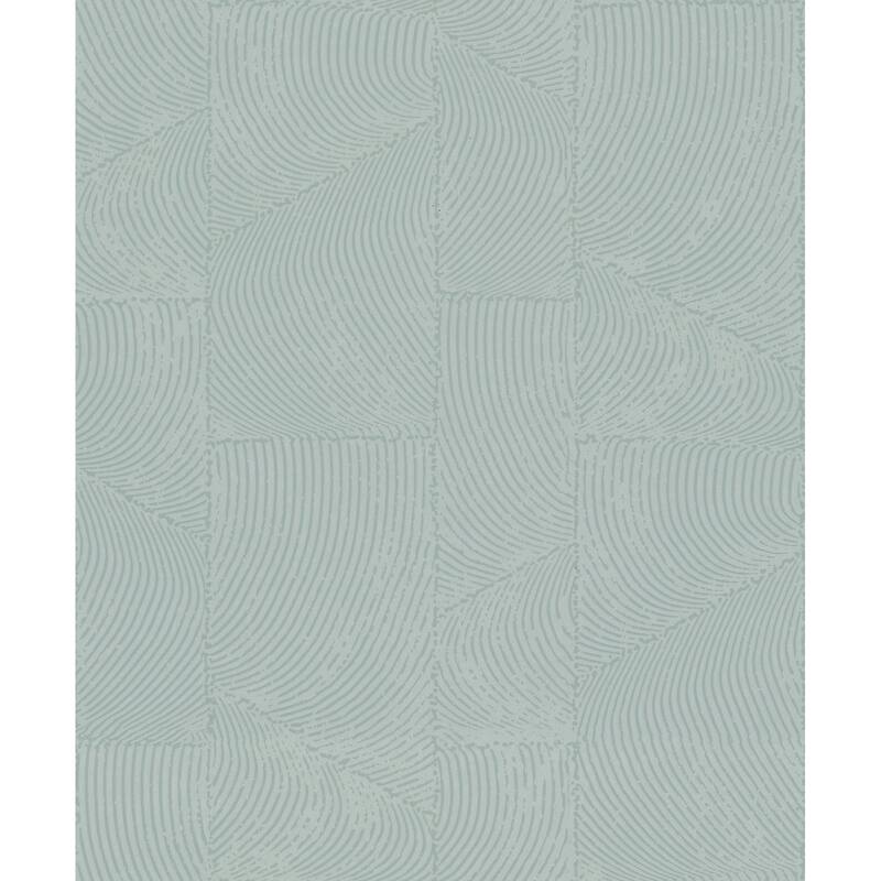 Galerie Wallcoverings Terra Collection Abstract Stone Glitter Finish Clay on Non-woven Wallpapr Roll - 33-feet long x 21-inches wide - Blue