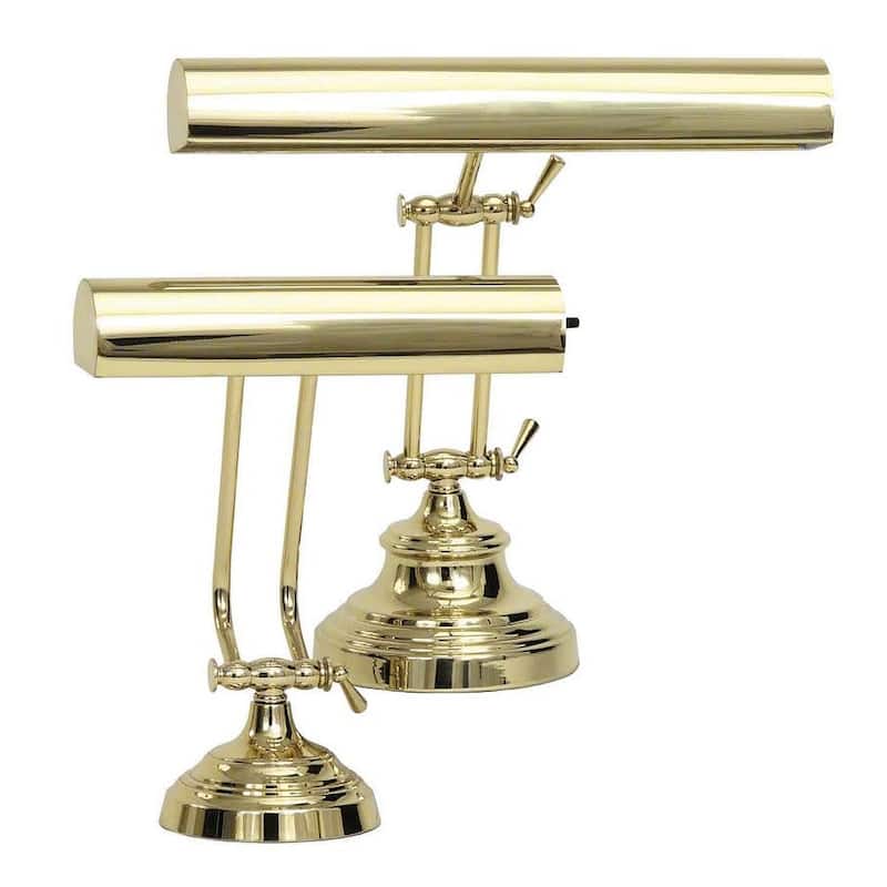 House of Troy Piano Lamp from the Advent Collection - Polished Brass