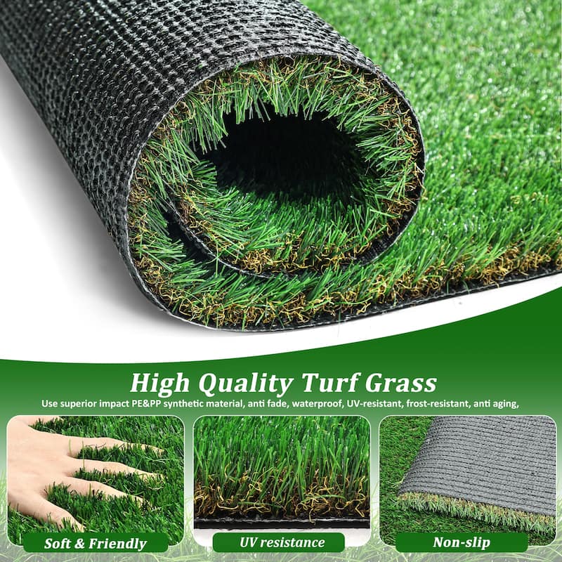 Outdoor Artificial Grass Runner Rug