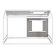 preview thumbnail 15 of 16, Twin Size Modern Style House Platform With Roof And Window