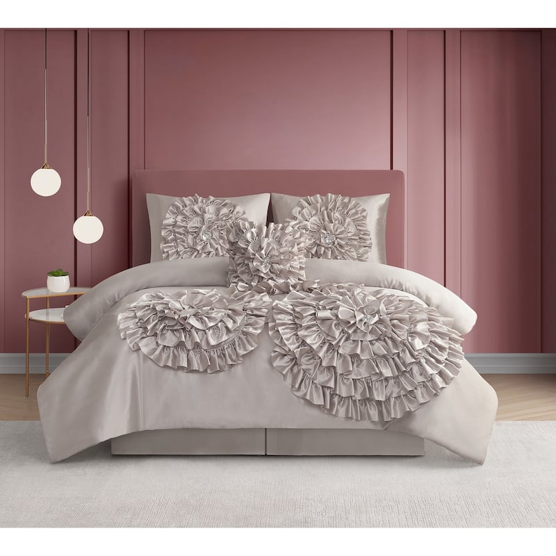 Florence 5 Piece Floral Comforter Set