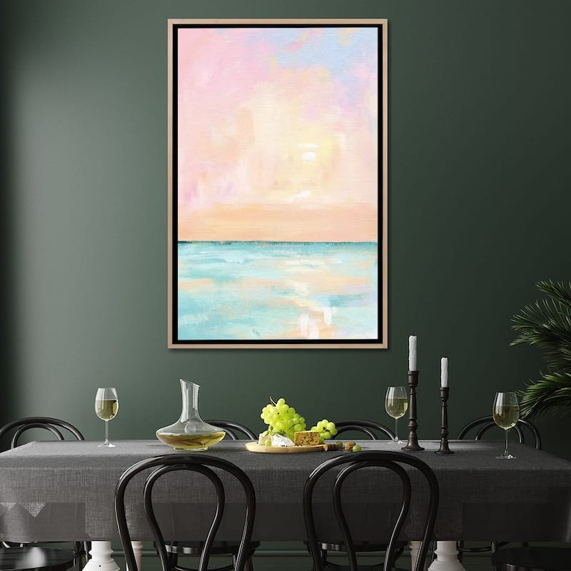 "Pastel Florida Sunset" by April Moffatt Framed