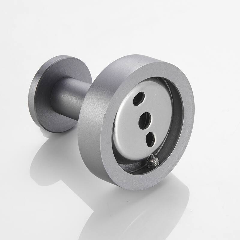 Round Base Wall Hanging Coat Hook with Screws Hook