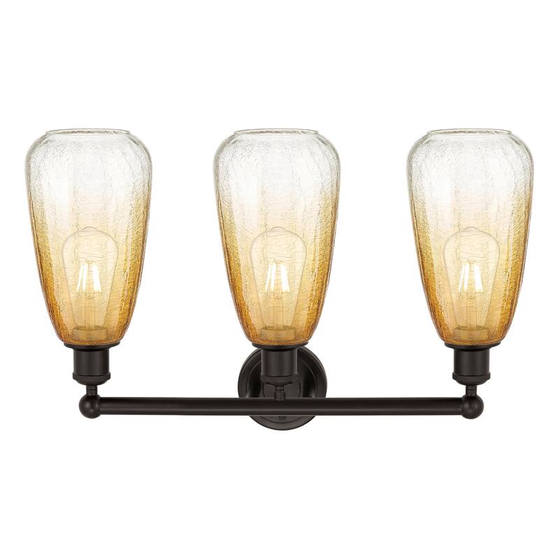 Innovations Lighting Endless Possibilities Edison - Brookhaven Almond - 3 Light 24" Bath Vanity Light