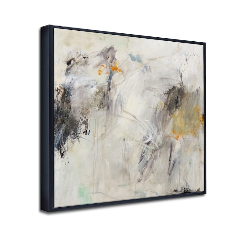 'Quiet Presence' Framed Canvas Wall Art by Patricia Schwimmer